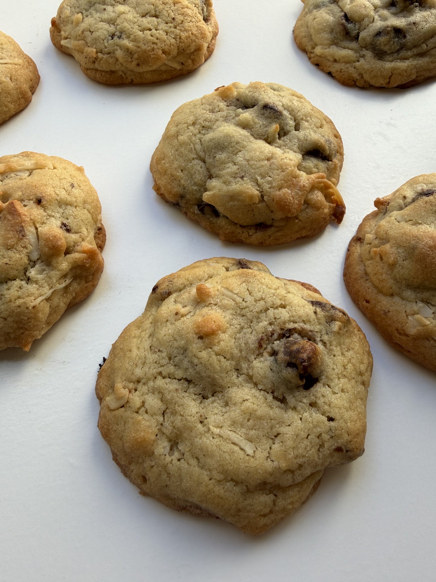 Chocolate Chip Coconut Cookies