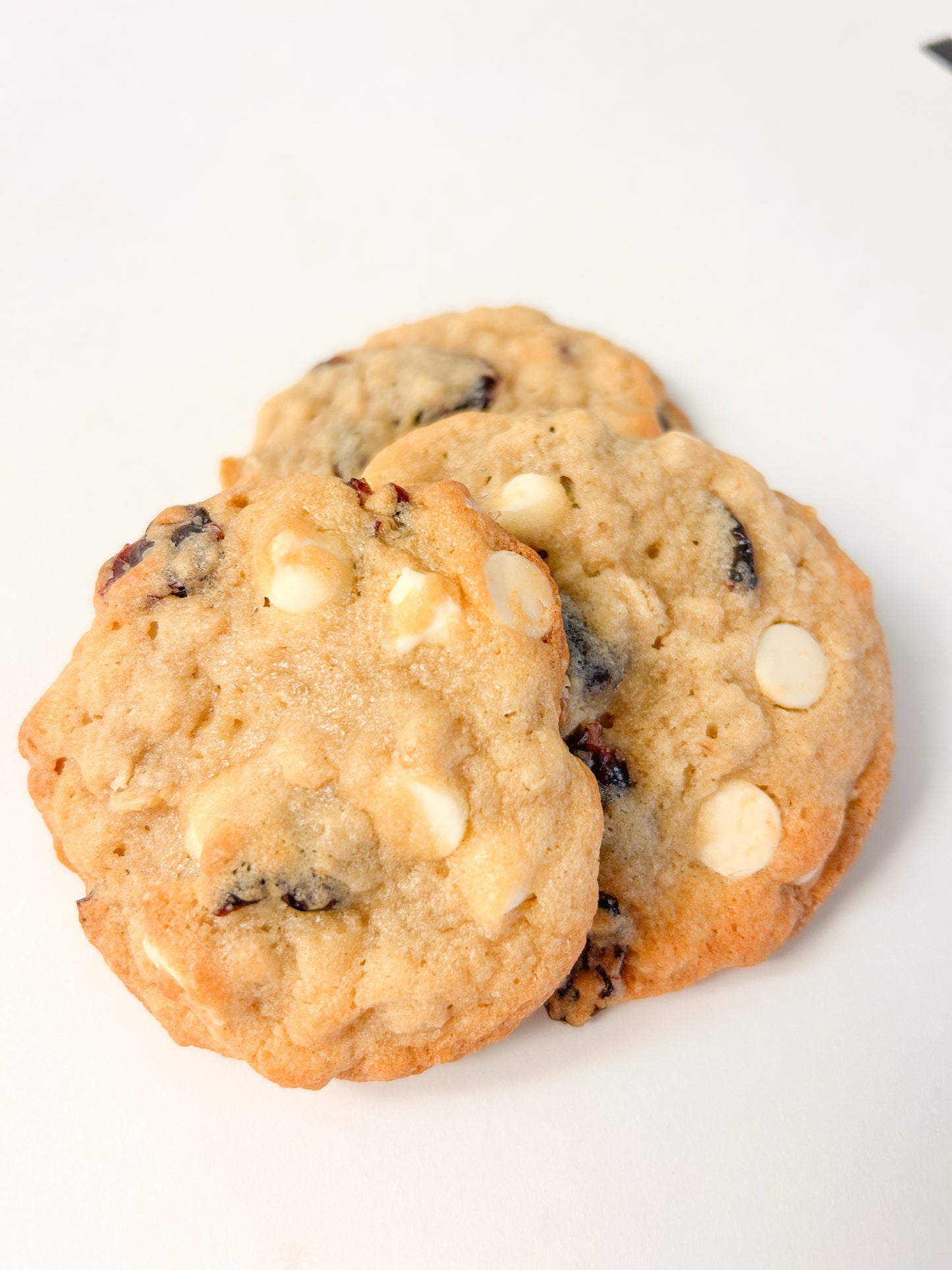 Oatmeal Cranberry White Chocolate Chip Cookies